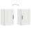 Berkfield Kitchen Wall Cabinet Kalmar White Engineered Wood 9