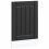 Berkfield Dishwasher Panel Lucca Black Engineered Wood 2