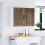 Berkfield Kitchen Wall Cabinet Lucca Smoked Oak Engineered Wood 2