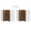 Berkfield Kitchen Wall Corner Cabinet Lucca Smoked Oak Engineered Wood 8