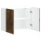 Berkfield Kitchen Wall Cabinet Lucca Smoked Oak Engineered Wood 5