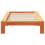Berkfield Bed Frame without Mattress Wax Brown 75x190 cm Small Single Solid Wood Pine 4