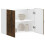 Berkfield Kitchen Wall Cabinet Lucca Smoked Oak Engineered Wood 8