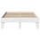 Berkfield Bed Frame without Mattress White 120x190 cm Small Double Solid Wood Pine 4