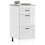 Berkfield Kitchen Base Cabinet "Porto" High Gloss White Engineered Wood 3