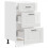 Berkfield Kitchen Base Cabinet "Porto" High Gloss White Engineered Wood 5