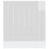 Berkfield Dishwasher Panel Lucca High Gloss White Engineered Wood 4