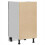 Berkfield Kitchen Base Cabinet "Lucca" Black Engineered Wood 7