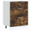 Berkfield Kitchen Base Cabinet Lyon Smoked Oak Engineered Wood 2