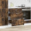 Berkfield Kitchen Base Cabinet Lyon Smoked Oak Engineered Wood 3