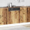 Berkfield Dishwasher Panel Lucca Old Wood Engineered Wood 3