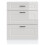 Berkfield Kitchen Base Cabinet "Porto" High Gloss White Engineered Wood 4