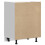 Berkfield Kitchen Base Cabinet "Porto" High Gloss White Engineered Wood 7