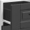 Berkfield Kitchen Base Cabinet "Porto" Black Engineered Wood 9