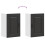 Berkfield Kitchen Wall Cabinet Kalmar Black Engineered Wood 9