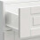 Berkfield Kitchen Base Cabinet "Porto" High Gloss White Engineered Wood 9