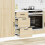 Berkfield Kitchen Base Cabinet Kalmar Sonoma Oak Engineered Wood 3