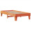 Berkfield Bed Frame without Mattress Wax Brown 75x190 cm Small Single Solid Wood Pine 3