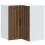 Berkfield Kitchen Wall Corner Cabinet Lucca Brown Oak Engineered Wood 2