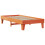 Berkfield Bed Frame without Mattress Wax Brown 75x190 cm Small Single Solid Wood Pine 6
