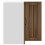 Berkfield Kitchen Wall Corner Cabinet Lucca Brown Oak Engineered Wood 6