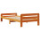 Berkfield Bed Frame without Mattress Wax Brown 75x190 cm Small Single Solid Wood Pine 6