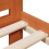 Berkfield Bed Frame without Mattress Wax Brown 75x190 cm Small Single Solid Wood Pine 7