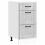 Berkfield Kitchen Base Cabinet Lucca Concrete Grey Engineered Wood 2