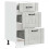 Berkfield Kitchen Base Cabinet Lucca Concrete Grey Engineered Wood 5
