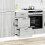 Berkfield Kitchen Base Cabinet Porto Grey Sonoma Engineered Wood 3