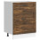 Berkfield Kitchen Base Cabinet Porto Smoked Oak Engineered Wood 2