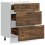 Berkfield Kitchen Base Cabinet Porto Smoked Oak Engineered Wood 5