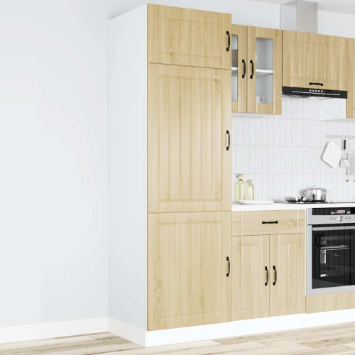 Berkfield Kitchen Cupboard Lucca Sonoma Oak Engineered Wood 1