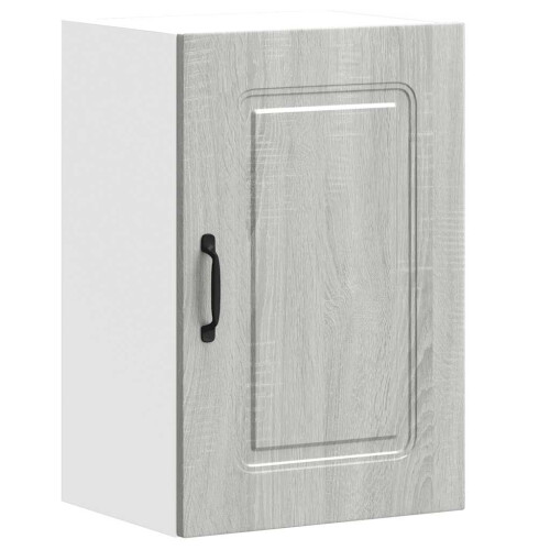 Berkfield Kitchen Wall Cabinet Kalmar Grey Sonoma Engineered Wood 1