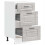 Berkfield Kitchen Base Cabinet Porto Grey Sonoma Engineered Wood 5