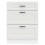 Berkfield Kitchen Base Cabinet Porto White Engineered Wood 4