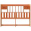 Berkfield Headboard with Storage Wax Brown 150 cm Solid Wood Pine 3