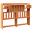 Berkfield Headboard with Storage Wax Brown 150 cm Solid Wood Pine 4