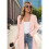 Long-Sleeved Knitted Cardigan  XXL 5