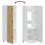 Berkfield Kitchen Cupboard Lucca Sonoma Oak Engineered Wood 7