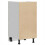 Berkfield Kitchen Base Cabinet Porto Artisan Oak Engineered Wood 7