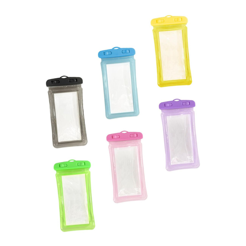 6Pcs Waterproof Phone Pouch For Swimming And Beach, Underwater Phone Case With Touchscreen Friendly Design 9045646638980