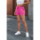 Activewear Lounge Textured Shorts Rose Red Xl 6