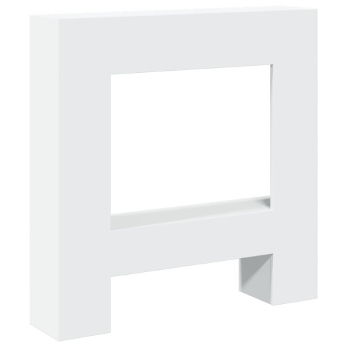 Berkfield Fireplace Surround White 81x18x82 cm Engineered Wood 1
