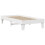 Berkfield Bed Frame without Mattress White 90x200 cm Solid Wood Pine 3