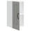 Berkfield Kitchen Wall Cabinet Kalmar Concrete Grey Engineered Wood 5
