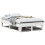 Berkfield Bed Frame without Mattress White 135x190 cm Double Solid Wood Pine 2