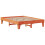 Berkfield Bed Frame without Mattress Wax Brown 150x200 cm King Size Solid Wood Pine 3