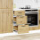 Berkfield Kitchen Base Cabinet Lucca Artisan Oak Engineered Wood 3