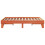 Berkfield Bed Frame without Mattress Wax Brown 150x200 cm King Size Solid Wood Pine 5